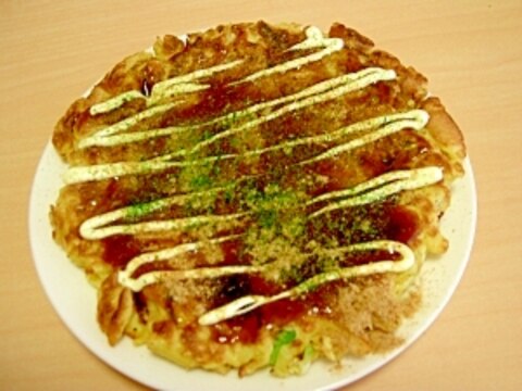 超ヘルシーに♪簡単お好み焼き